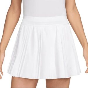 NWT Nike Court Dri-FIT Advantage White Pleated Tennis Skirt XS XL athletic